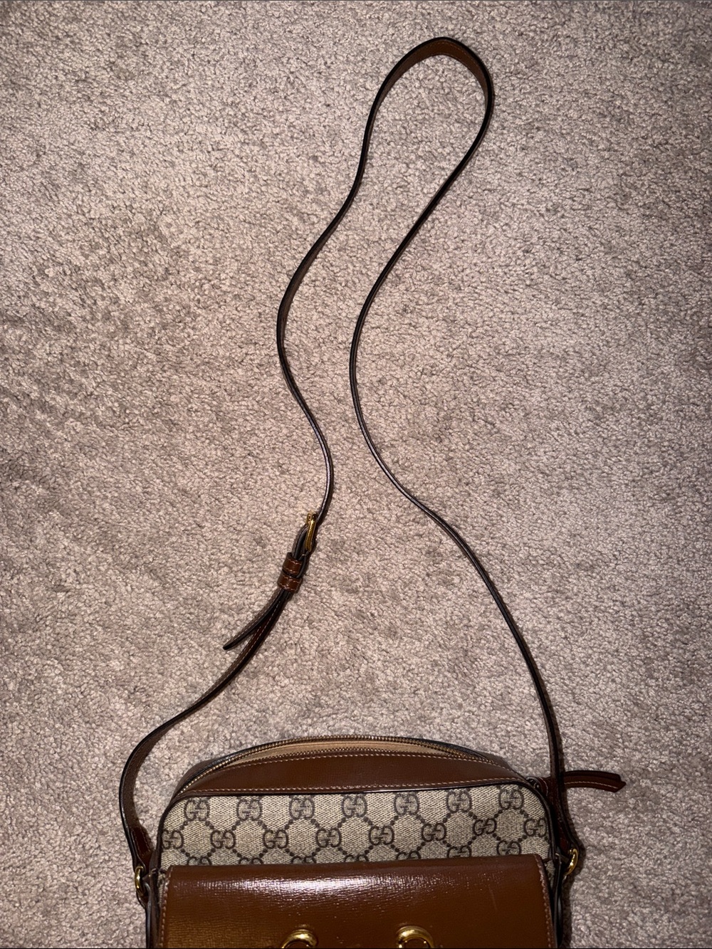 Gucci GG Supreme Horsebit 1955 in brown - Picture 14 of 14